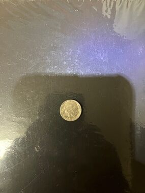 1936 Buffalo Nickel Coin - Silver-Tone US Nickel